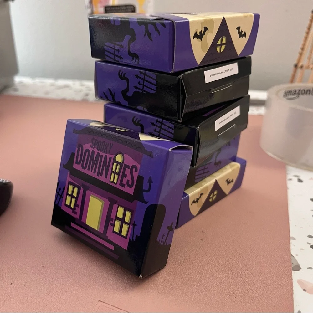 Halloween Spooky Dominoes Games - 6 Pc